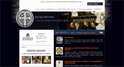 Desktop Screenshot of benedyktyni.net