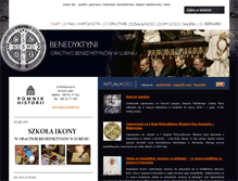 Tablet Screenshot of benedyktyni.net